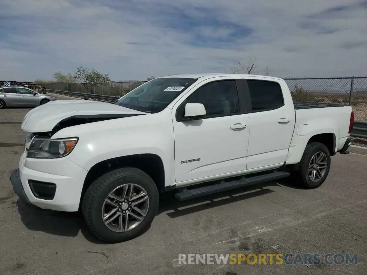 1 Photograph of a damaged car 1GCGSBEN2K1300578 CHEVROLET COLORADO 2019