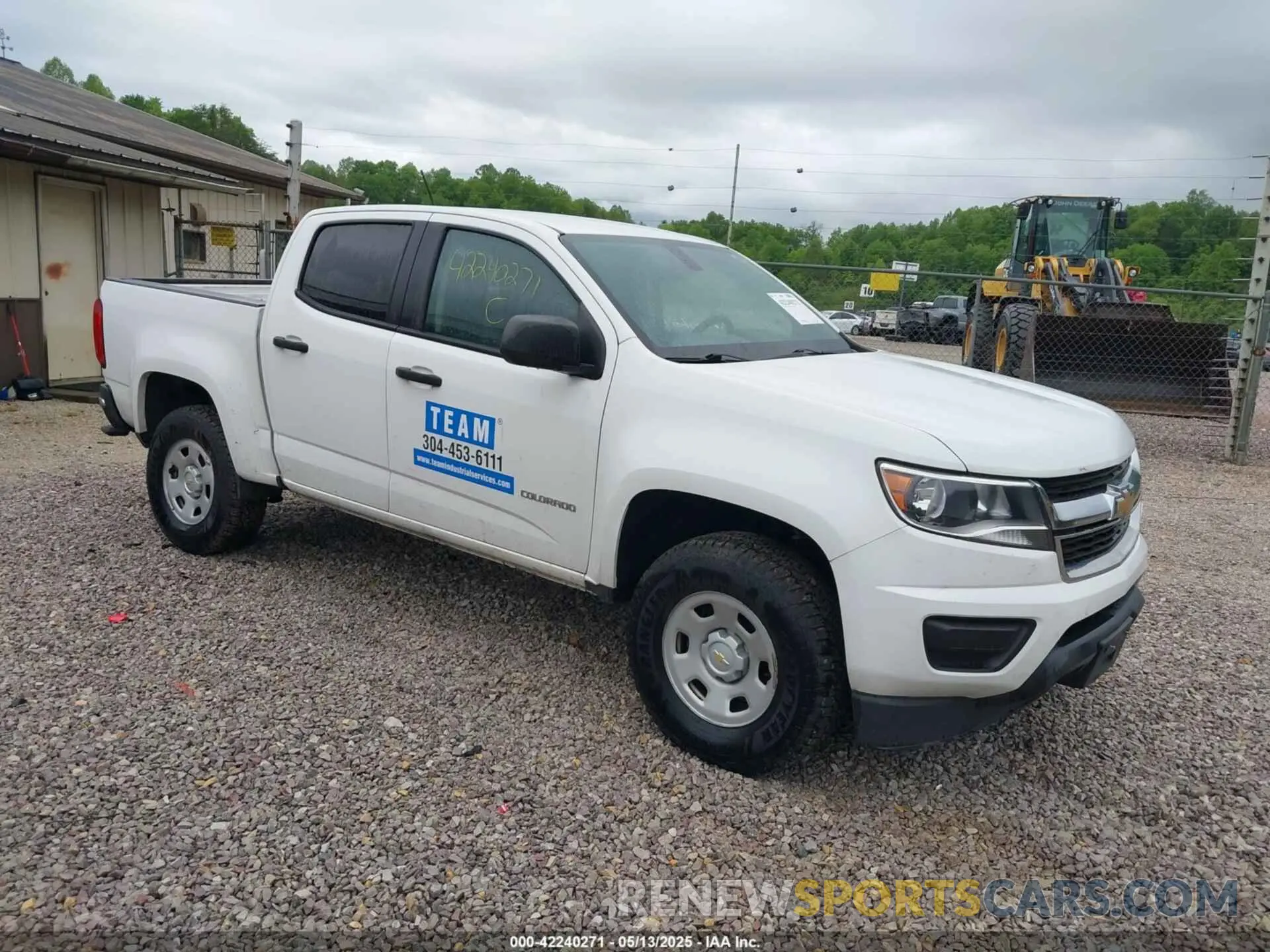 1 Photograph of a damaged car 1GCGSBEN2K1332088 CHEVROLET COLORADO 2019
