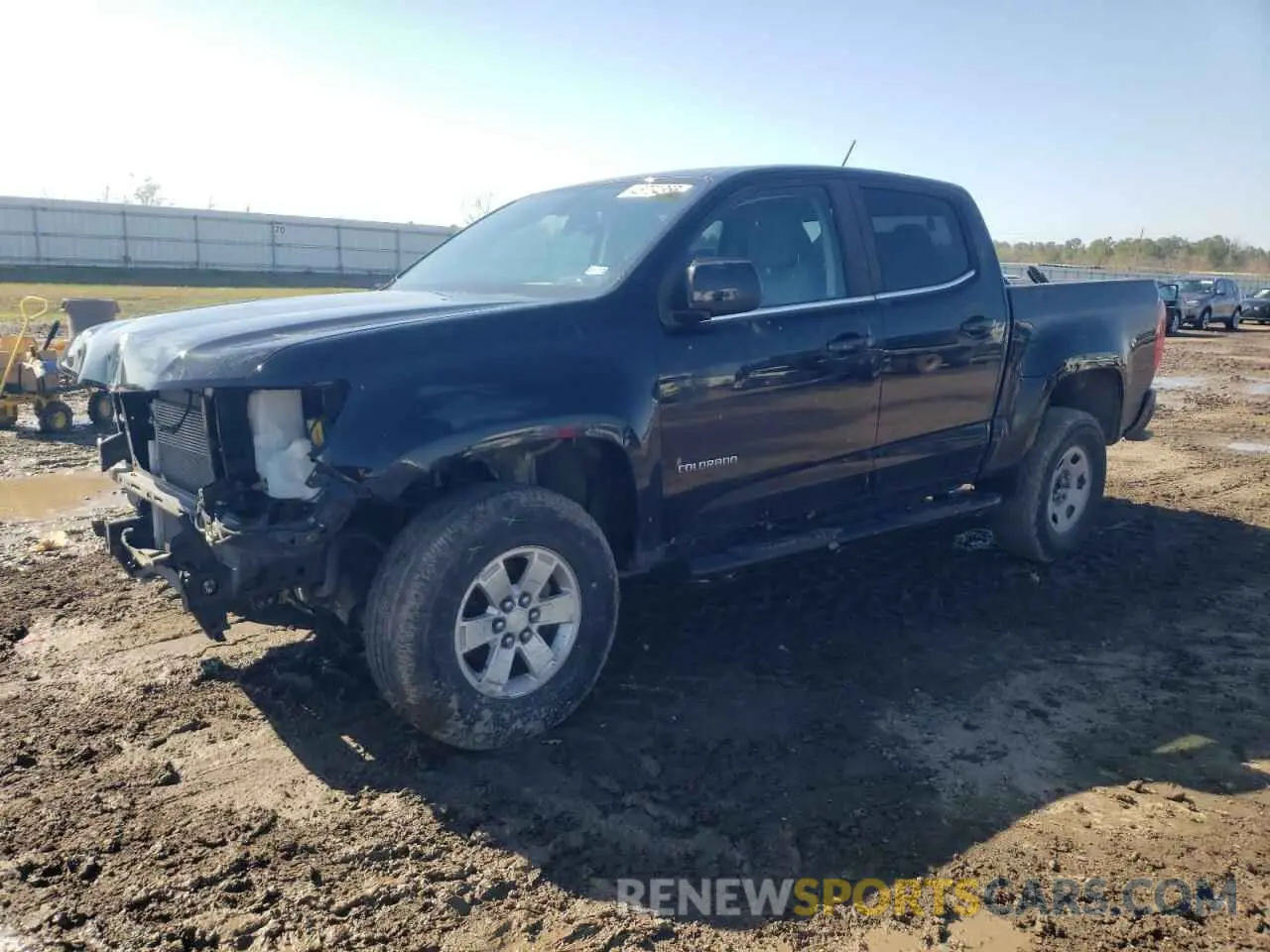 1 Photograph of a damaged car 1GCGSBEN3K1100695 CHEVROLET COLORADO 2019