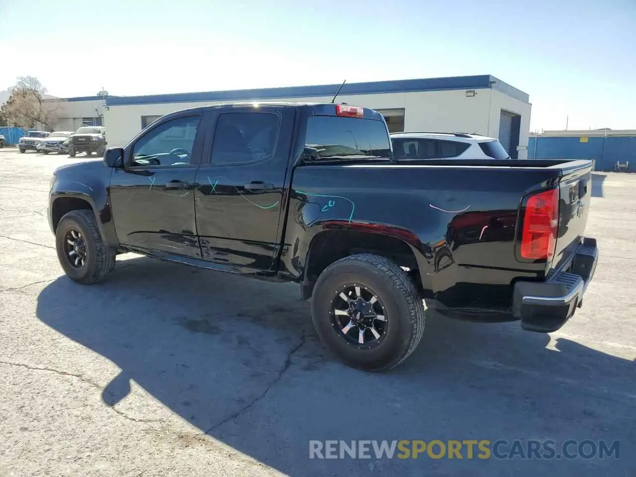 2 Photograph of a damaged car 1GCGSBEN4K1108126 CHEVROLET COLORADO 2019