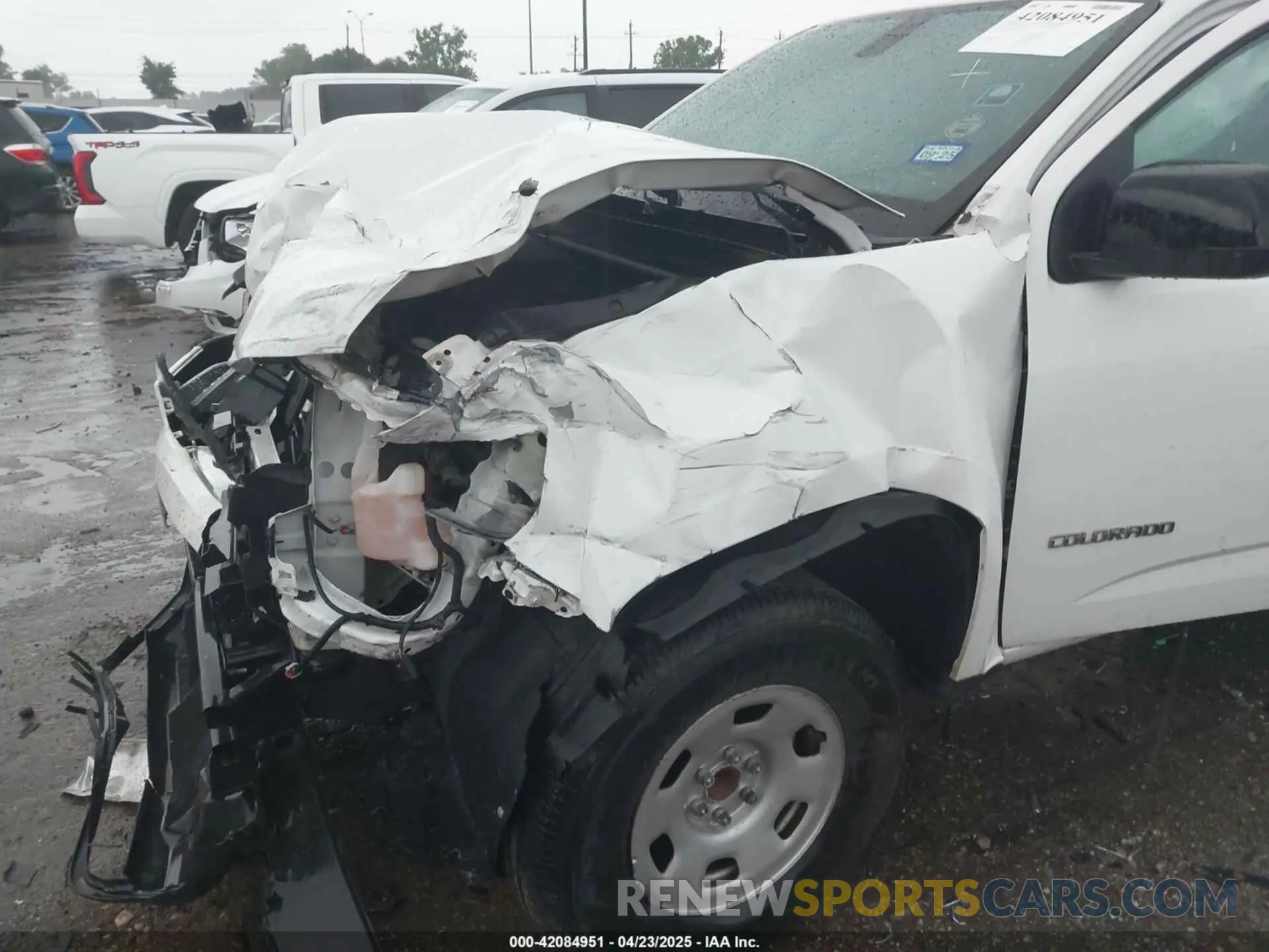 6 Photograph of a damaged car 1GCGSBEN7K1156557 CHEVROLET COLORADO 2019