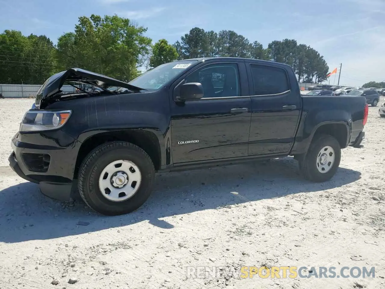 1 Photograph of a damaged car 1GCGSBEN8K1266632 CHEVROLET COLORADO 2019