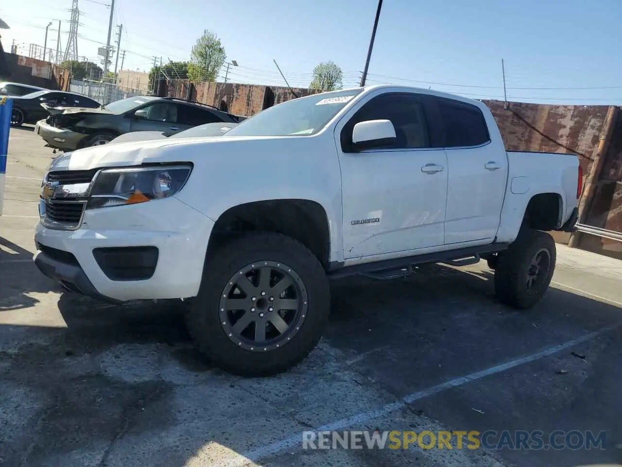 1 Photograph of a damaged car 1GCGSCEAXK1193945 CHEVROLET COLORADO 2019