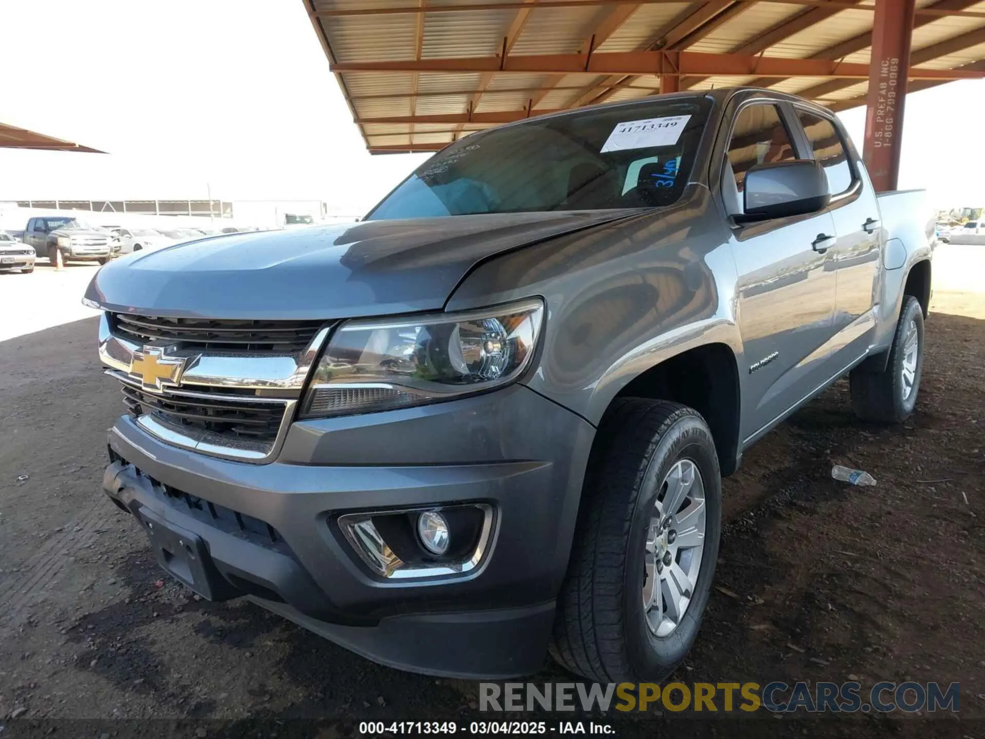 2 Photograph of a damaged car 1GCGSCEAXK1359591 CHEVROLET COLORADO 2019