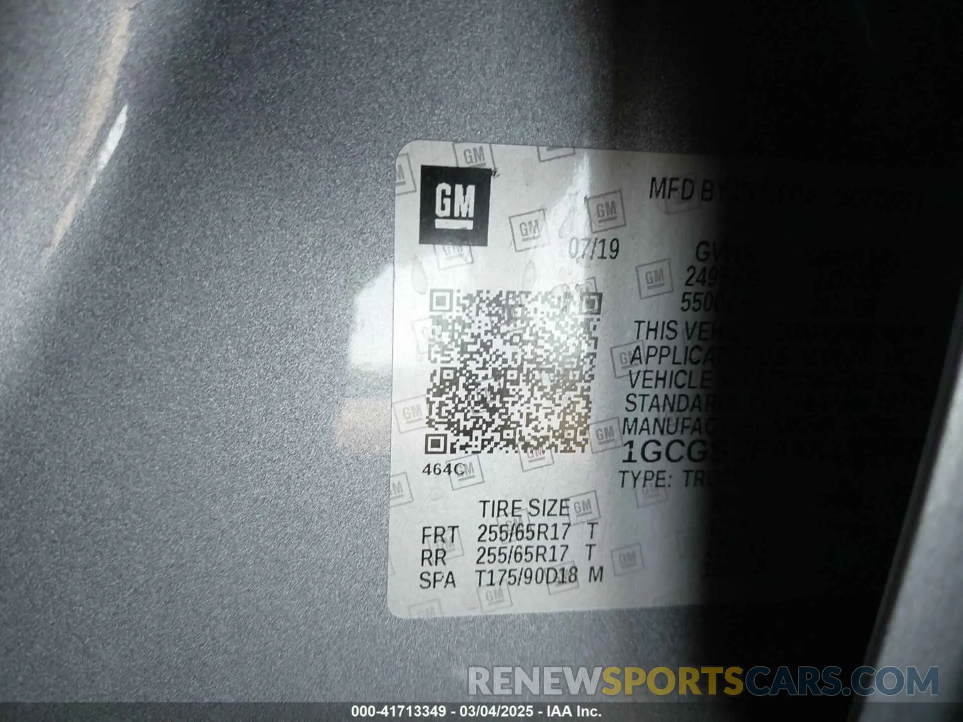 9 Photograph of a damaged car 1GCGSCEAXK1359591 CHEVROLET COLORADO 2019