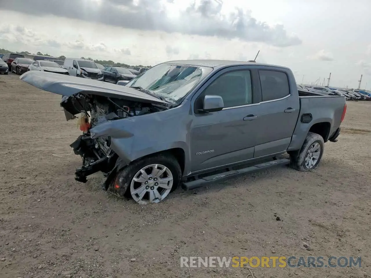 1 Photograph of a damaged car 1GCGSCEN1K1133507 CHEVROLET COLORADO 2019