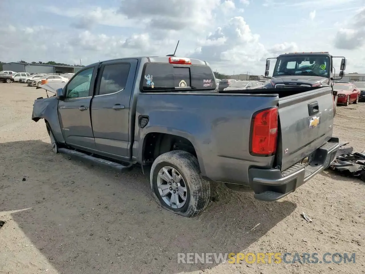 2 Photograph of a damaged car 1GCGSCEN1K1133507 CHEVROLET COLORADO 2019
