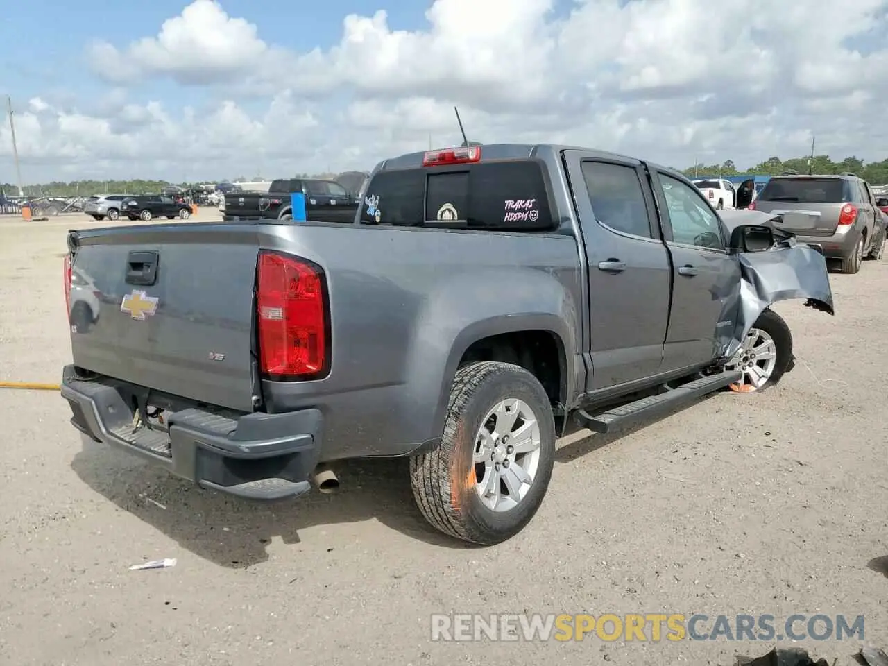 3 Photograph of a damaged car 1GCGSCEN1K1133507 CHEVROLET COLORADO 2019