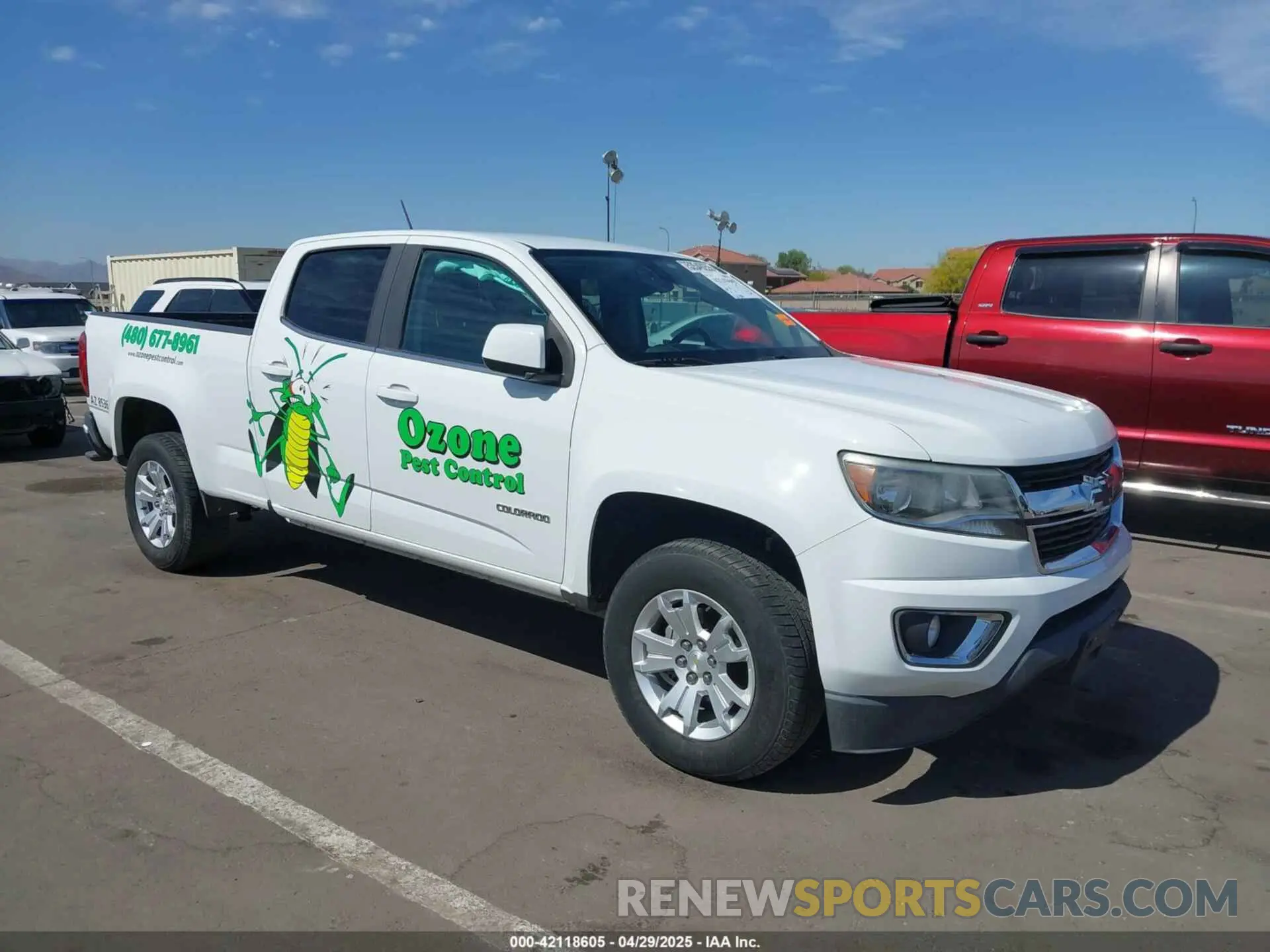 1 Photograph of a damaged car 1GCGSCEN1K1146225 CHEVROLET COLORADO 2019