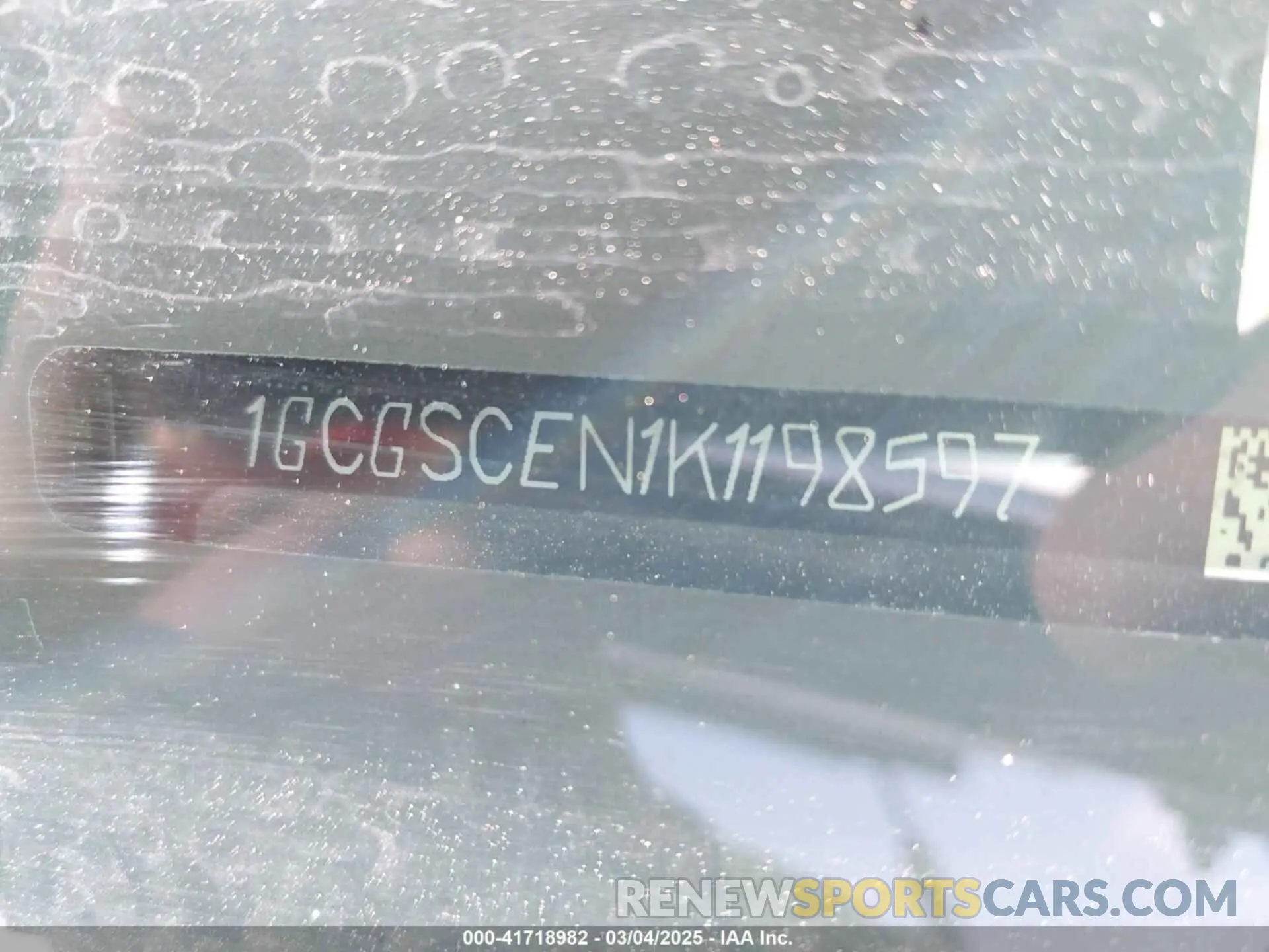9 Photograph of a damaged car 1GCGSCEN1K1198597 CHEVROLET COLORADO 2019