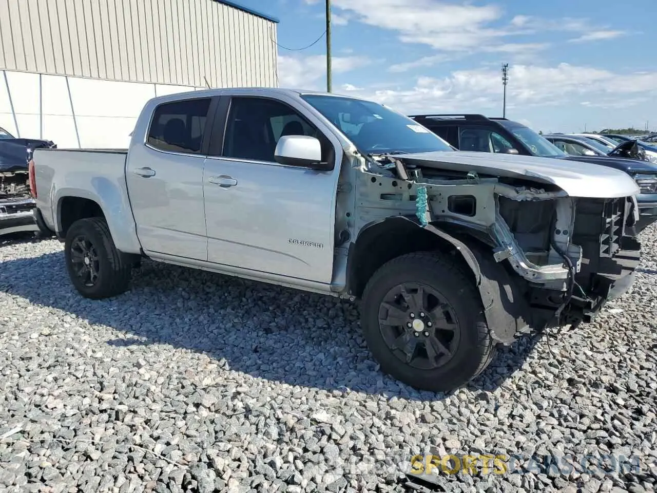4 Photograph of a damaged car 1GCGSCEN1K1354265 CHEVROLET COLORADO 2019