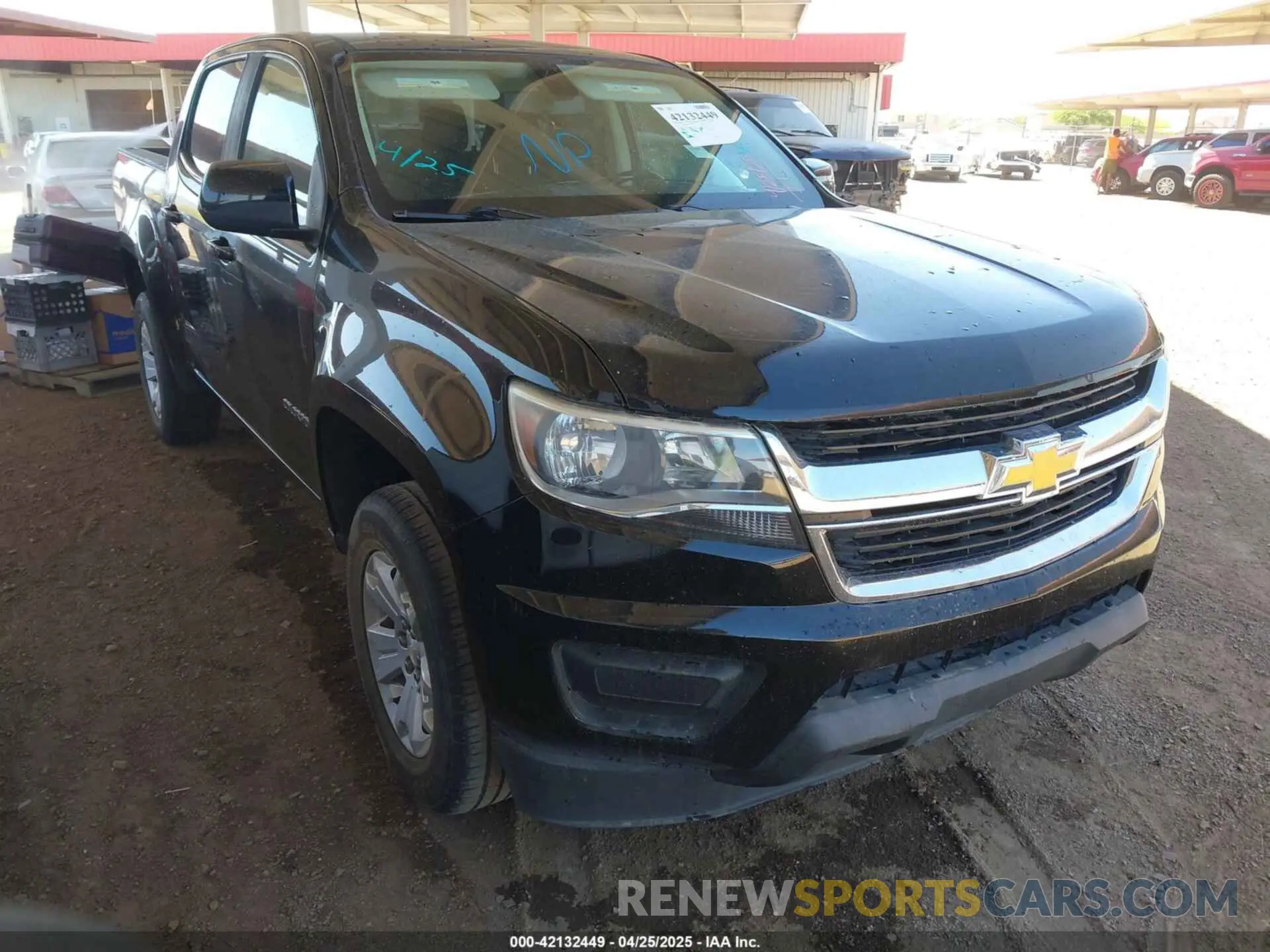 1 Photograph of a damaged car 1GCGSCEN2K1103707 CHEVROLET COLORADO 2019