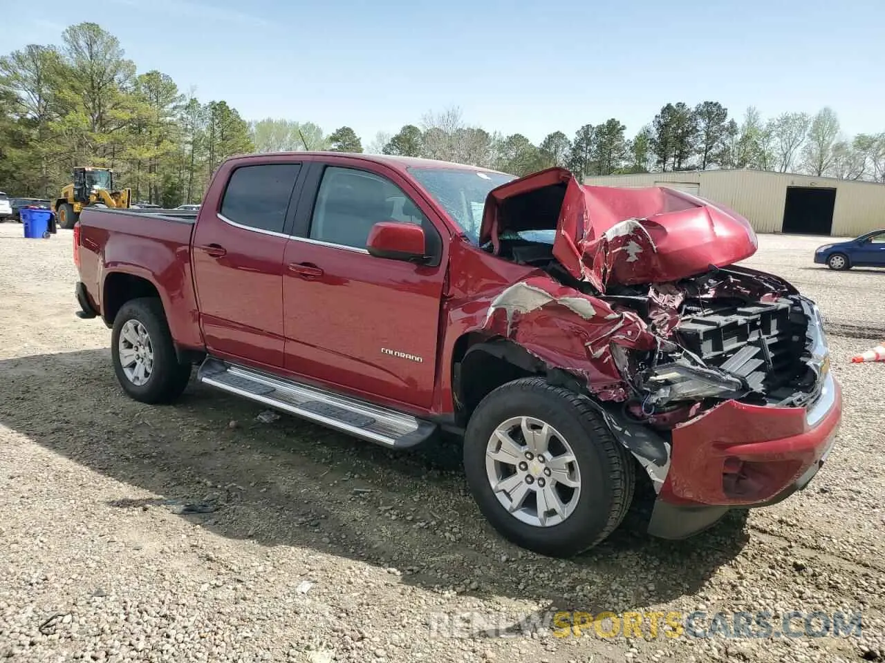 4 Photograph of a damaged car 1GCGSCEN3K1206439 CHEVROLET COLORADO 2019