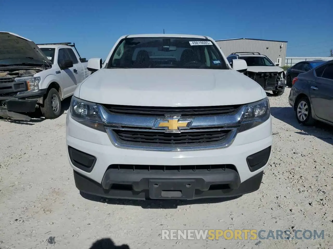 5 Photograph of a damaged car 1GCGSCEN4K1109282 CHEVROLET COLORADO 2019