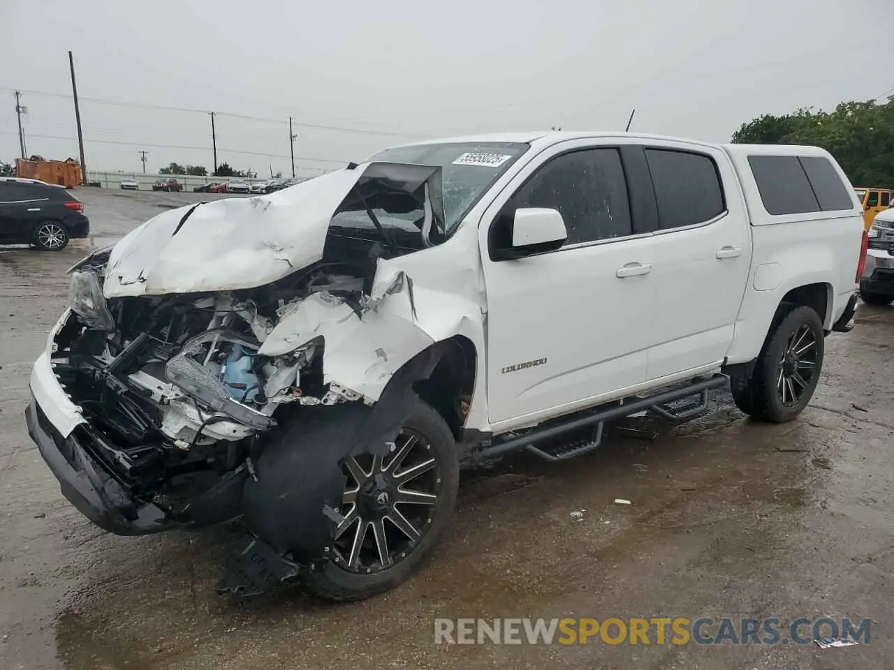 1 Photograph of a damaged car 1GCGSCEN4K1241555 CHEVROLET COLORADO 2019