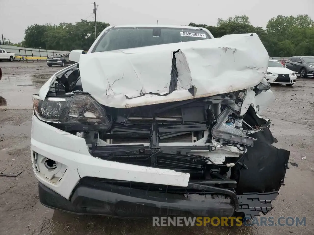 5 Photograph of a damaged car 1GCGSCEN4K1241555 CHEVROLET COLORADO 2019