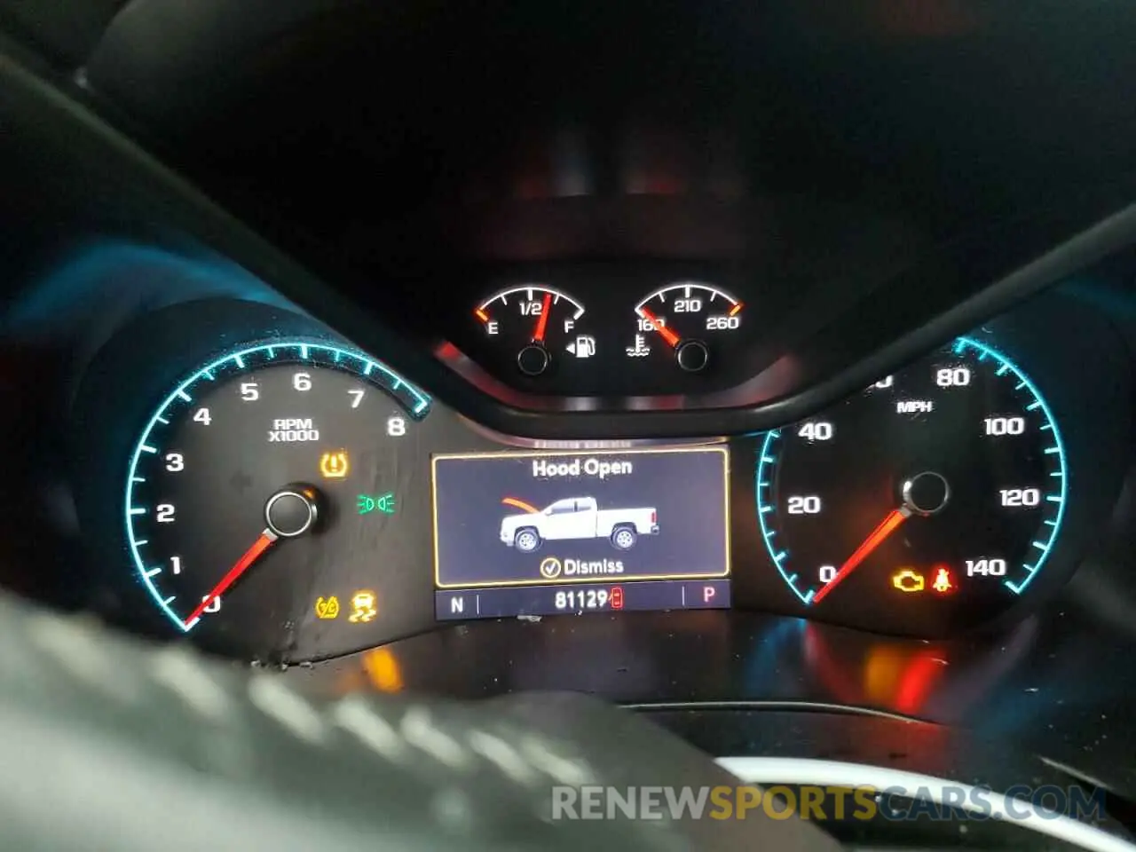 9 Photograph of a damaged car 1GCGSCEN4K1241555 CHEVROLET COLORADO 2019