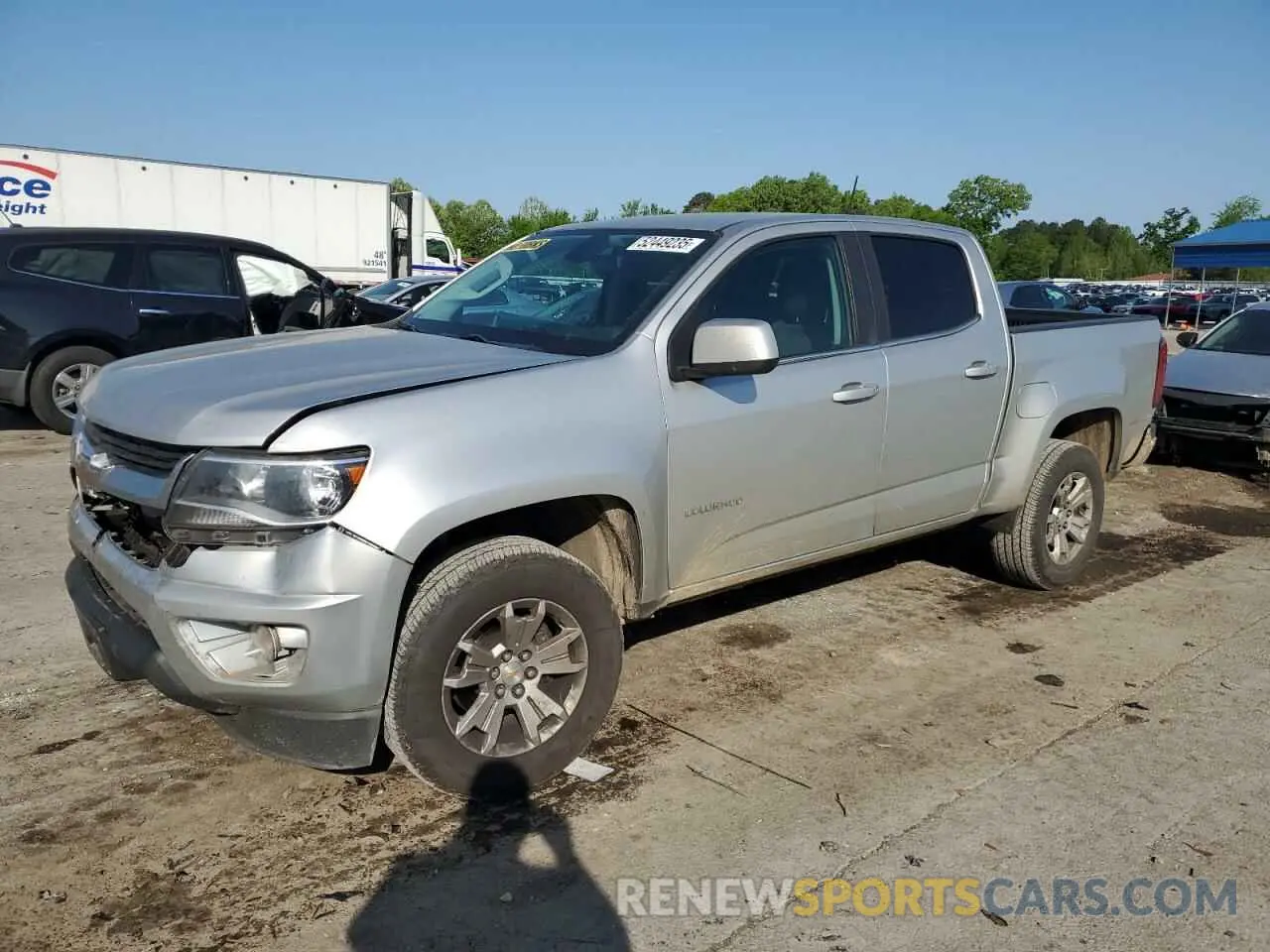 1 Photograph of a damaged car 1GCGSCEN4K1317453 CHEVROLET COLORADO 2019