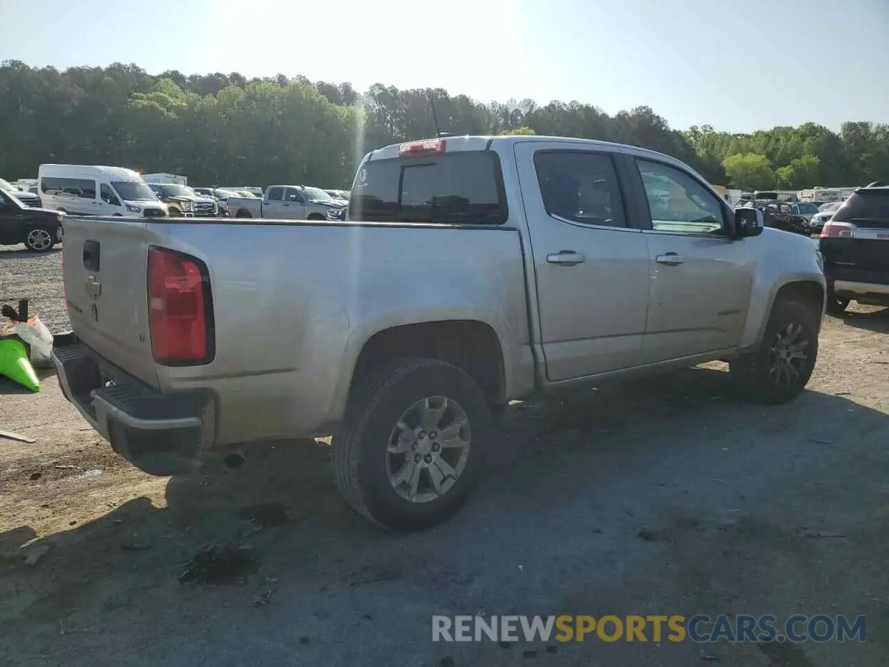 3 Photograph of a damaged car 1GCGSCEN4K1317453 CHEVROLET COLORADO 2019