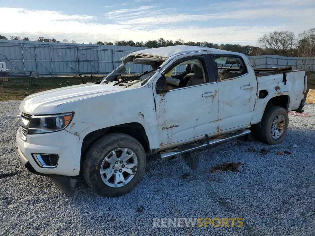 1 Photograph of a damaged car 1GCGSCEN5K1167482 CHEVROLET COLORADO 2019