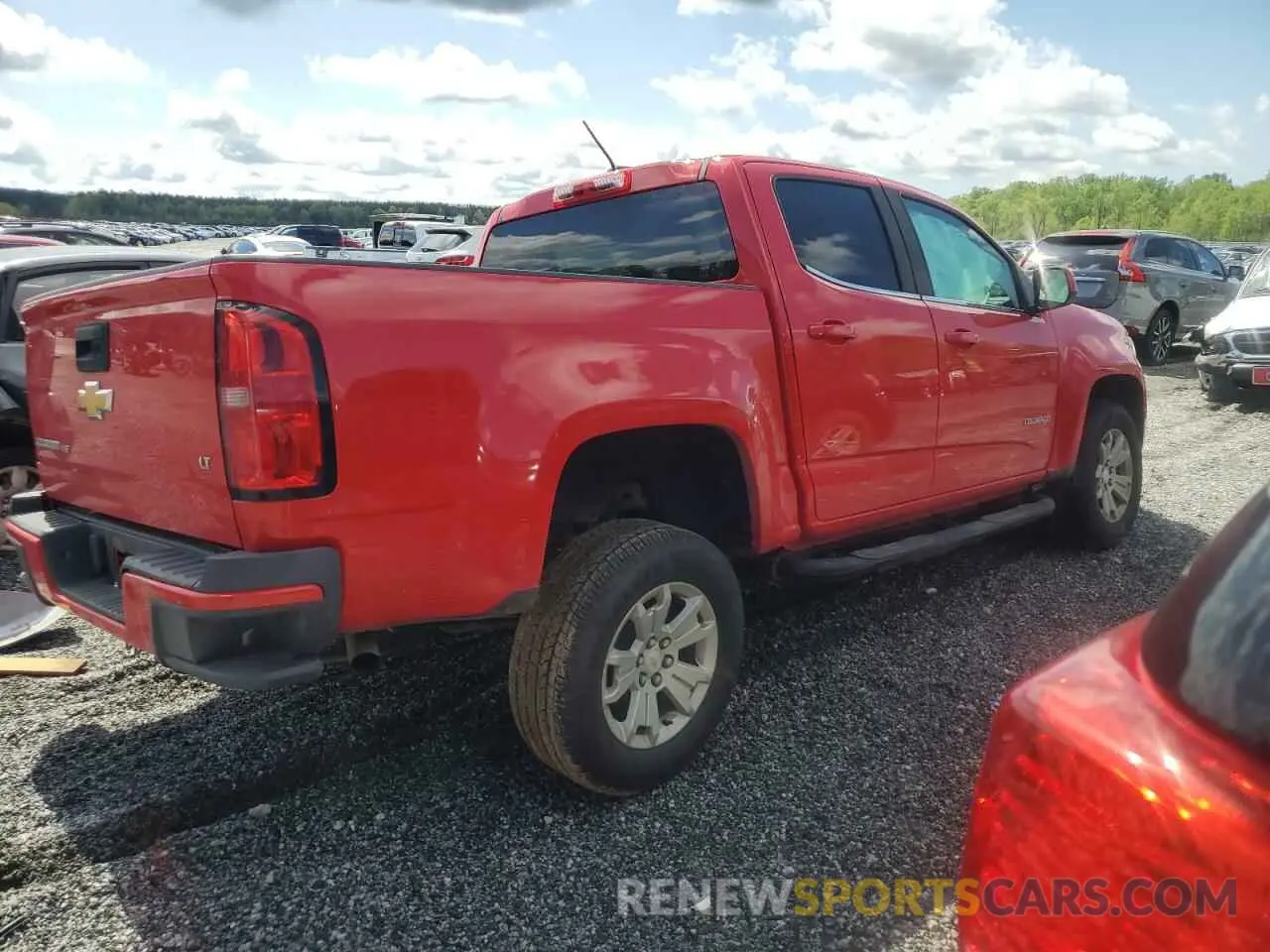 3 Photograph of a damaged car 1GCGSCEN6K1119571 CHEVROLET COLORADO 2019
