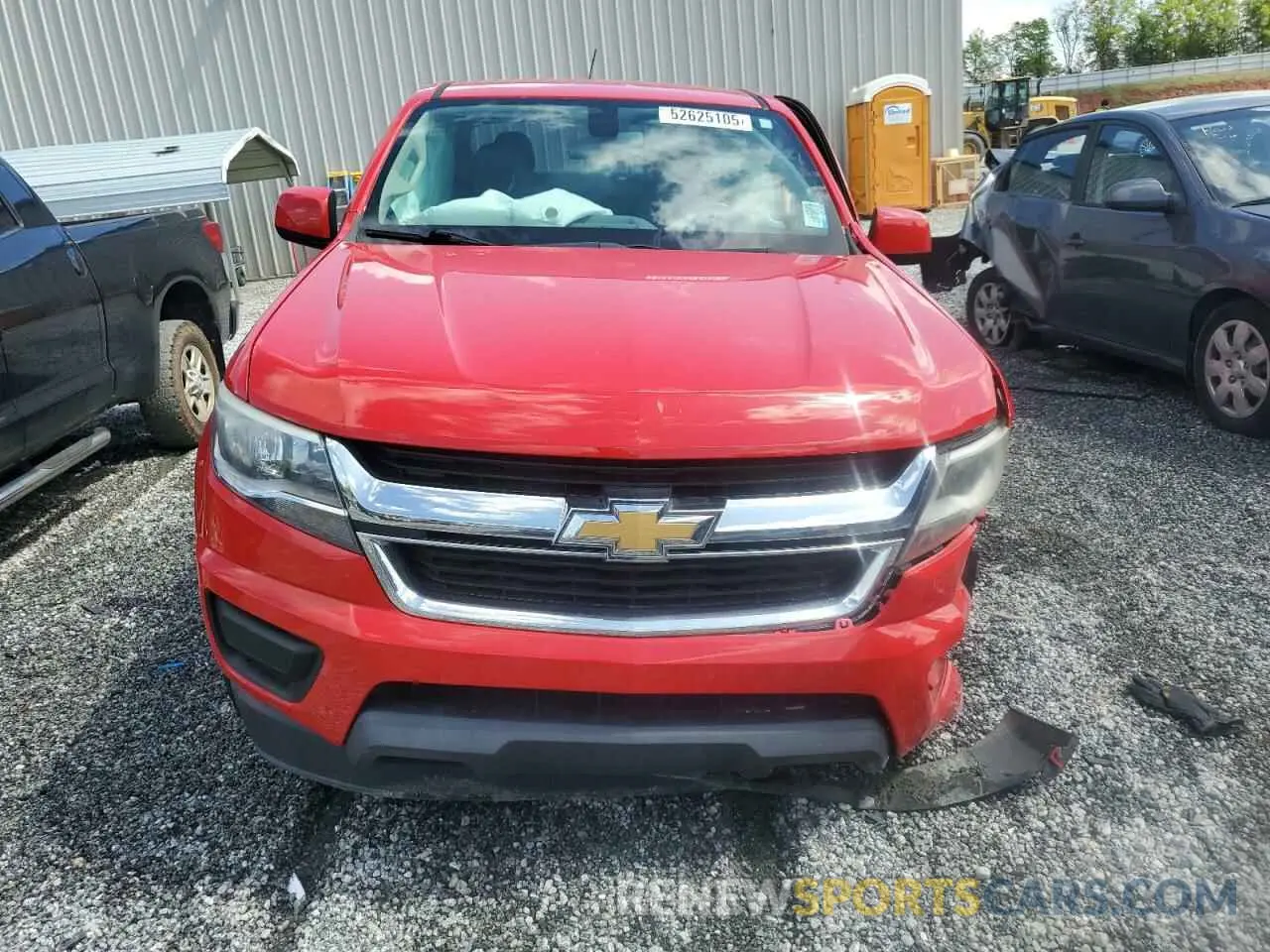 5 Photograph of a damaged car 1GCGSCEN6K1119571 CHEVROLET COLORADO 2019