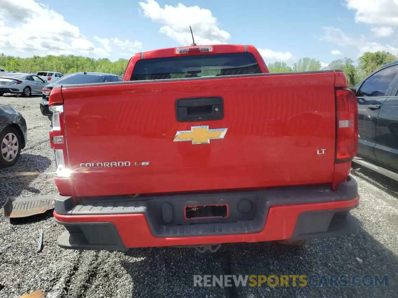6 Photograph of a damaged car 1GCGSCEN6K1119571 CHEVROLET COLORADO 2019