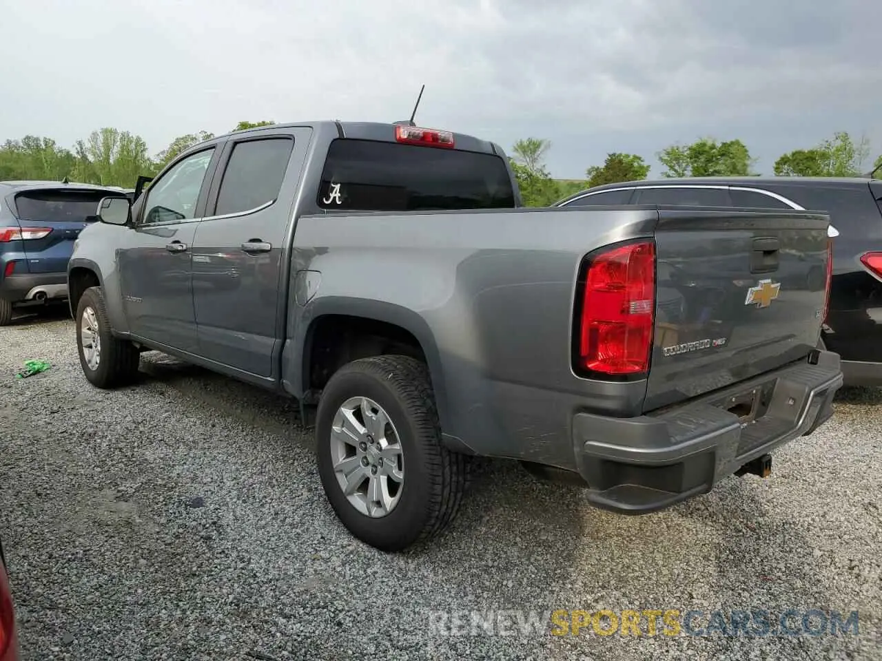 2 Photograph of a damaged car 1GCGSCEN6K1220934 CHEVROLET COLORADO 2019