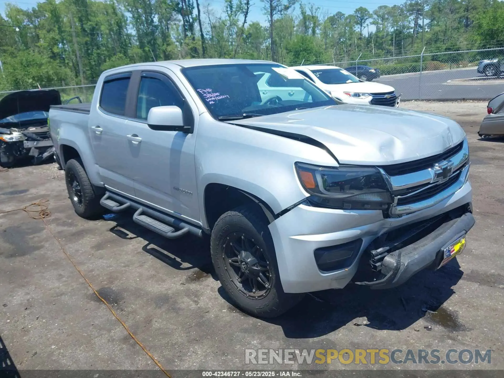 1 Photograph of a damaged car 1GCGSCEN7K1102049 CHEVROLET COLORADO 2019