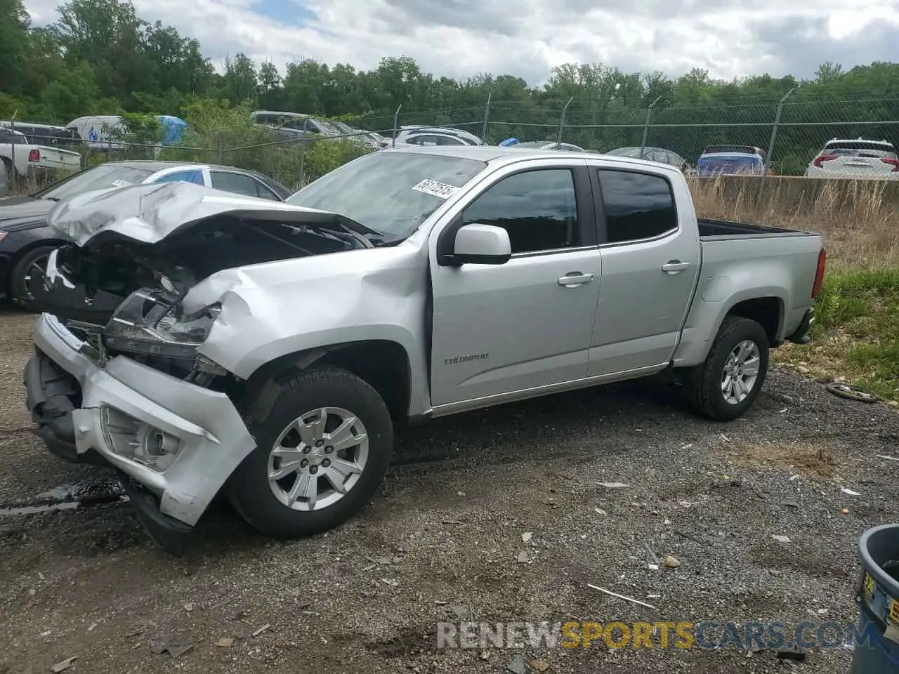 1 Photograph of a damaged car 1GCGSCEN7K1119692 CHEVROLET COLORADO 2019
