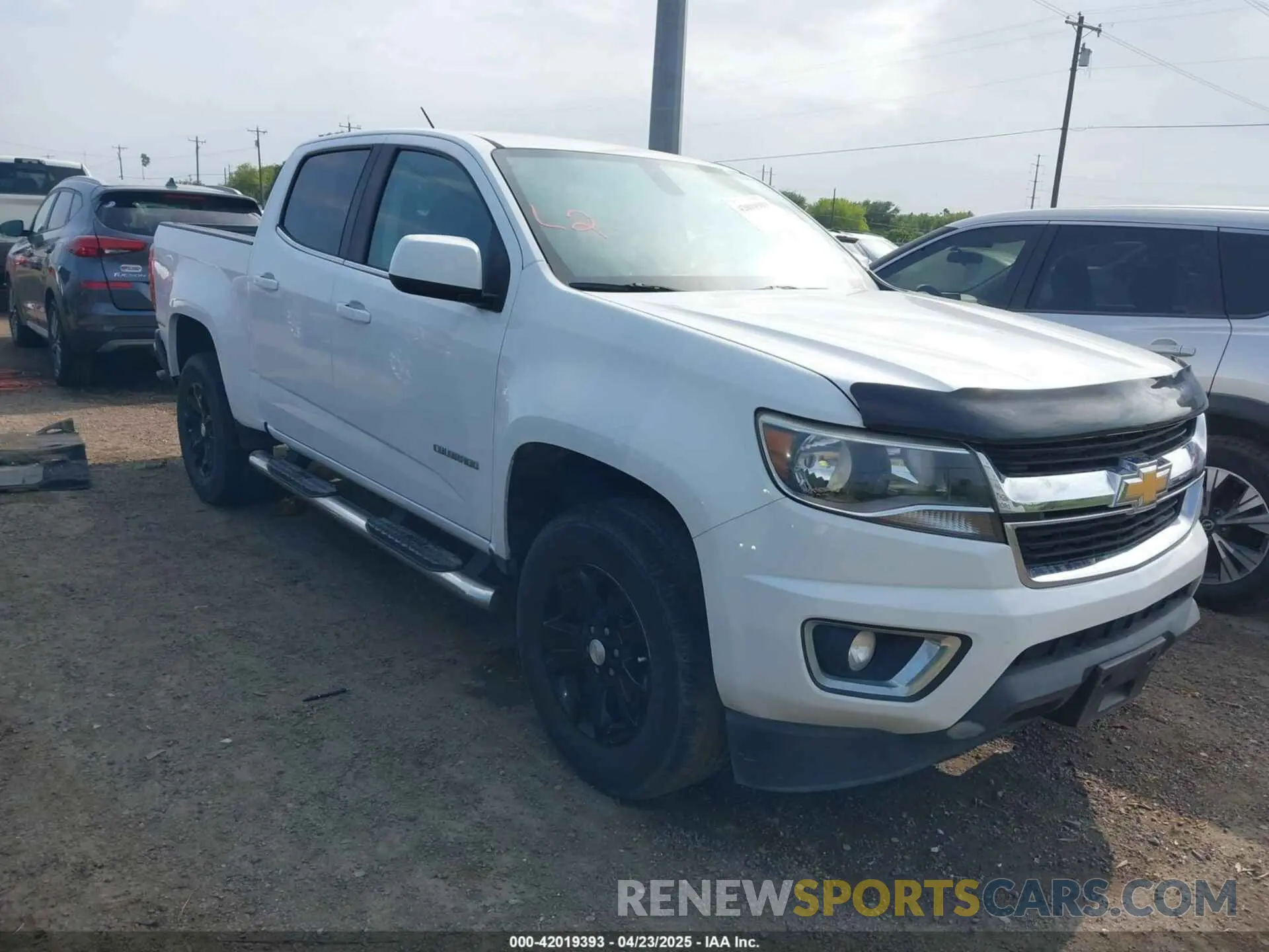 1 Photograph of a damaged car 1GCGSCEN9K1109603 CHEVROLET COLORADO 2019