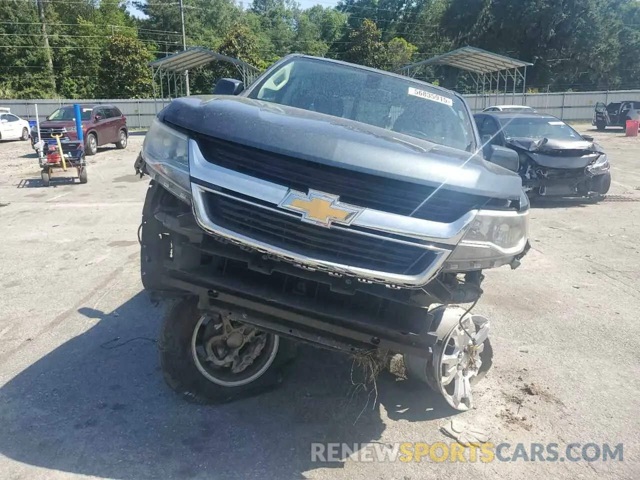 5 Photograph of a damaged car 1GCGSCEN9K1113540 CHEVROLET COLORADO 2019