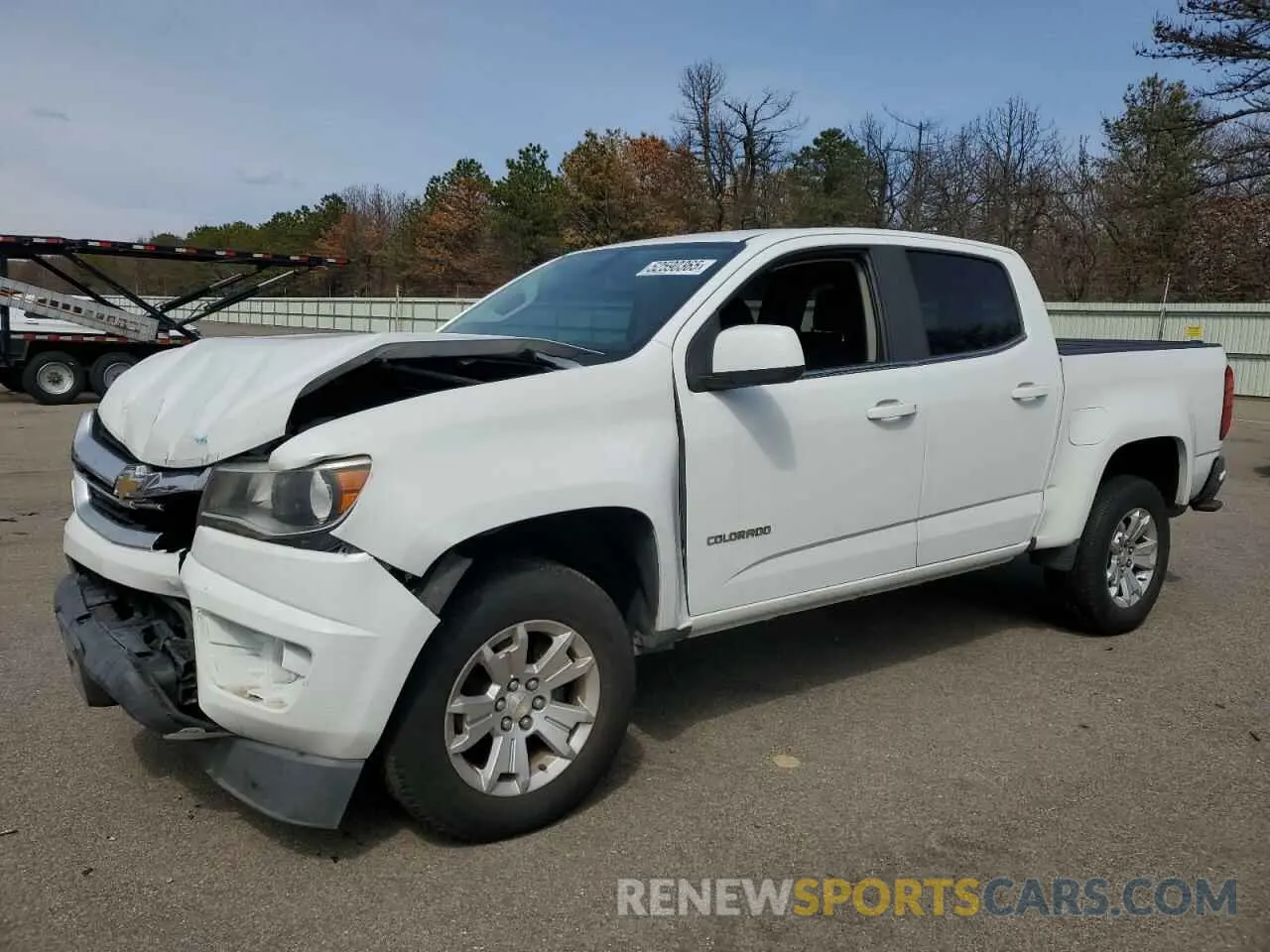 1 Photograph of a damaged car 1GCGSCENXK1210441 CHEVROLET COLORADO 2019