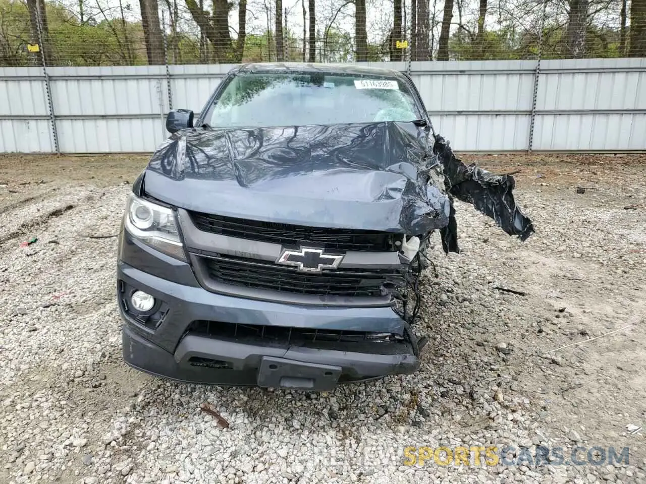 5 Photograph of a damaged car 1GCGSDEN4K1114651 CHEVROLET COLORADO 2019