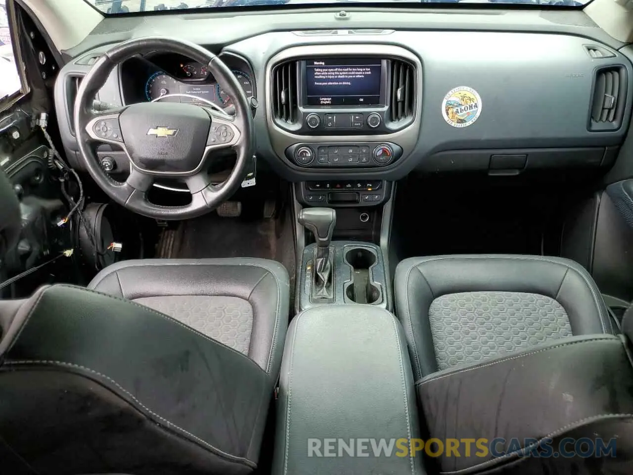 8 Photograph of a damaged car 1GCGSDEN8K1301195 CHEVROLET COLORADO 2019