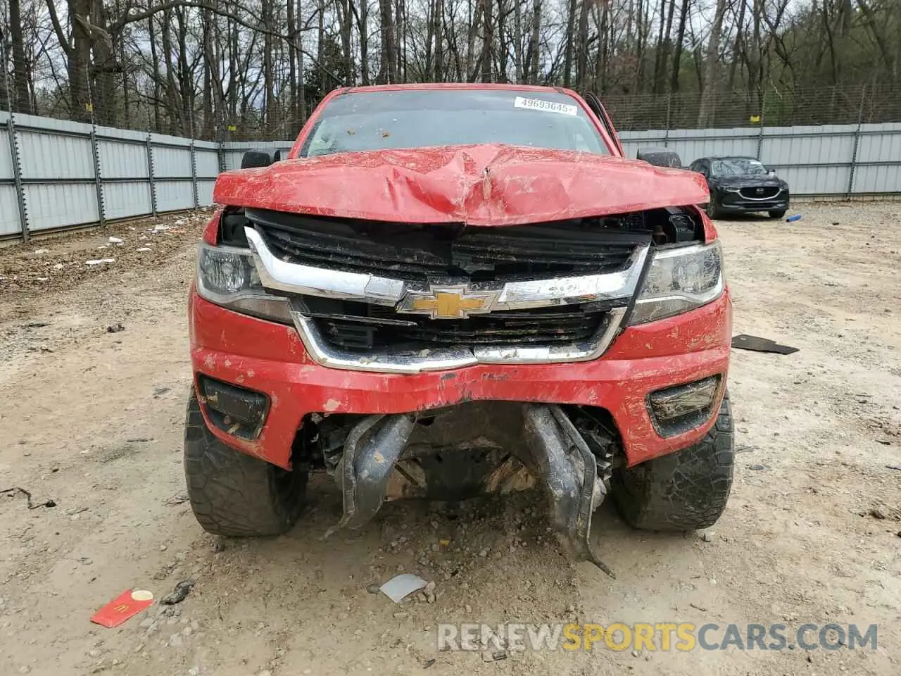 5 Photograph of a damaged car 1GCGTBEN0K1126734 CHEVROLET COLORADO 2019