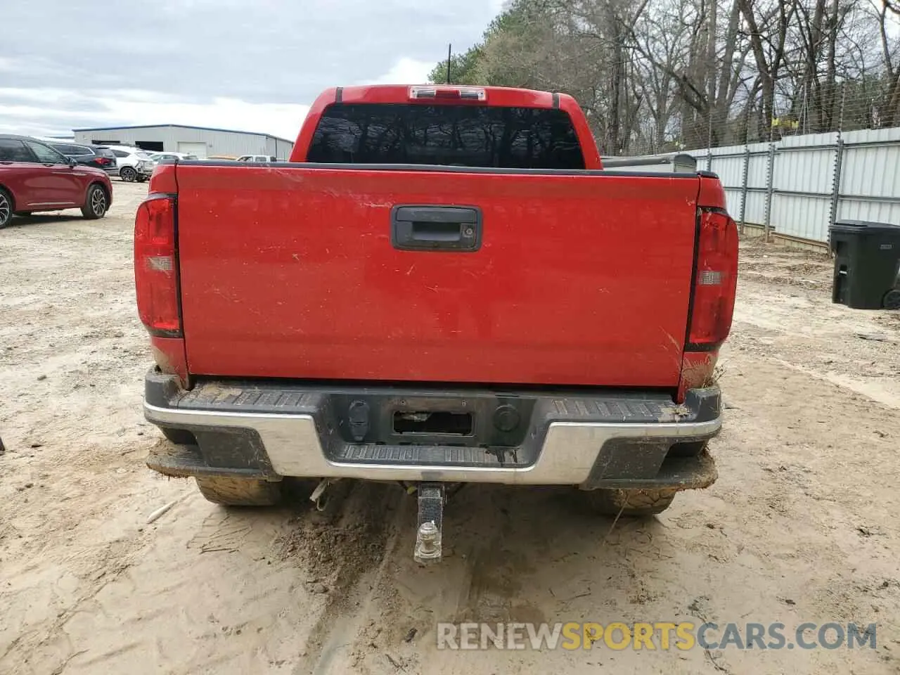 6 Photograph of a damaged car 1GCGTBEN0K1126734 CHEVROLET COLORADO 2019
