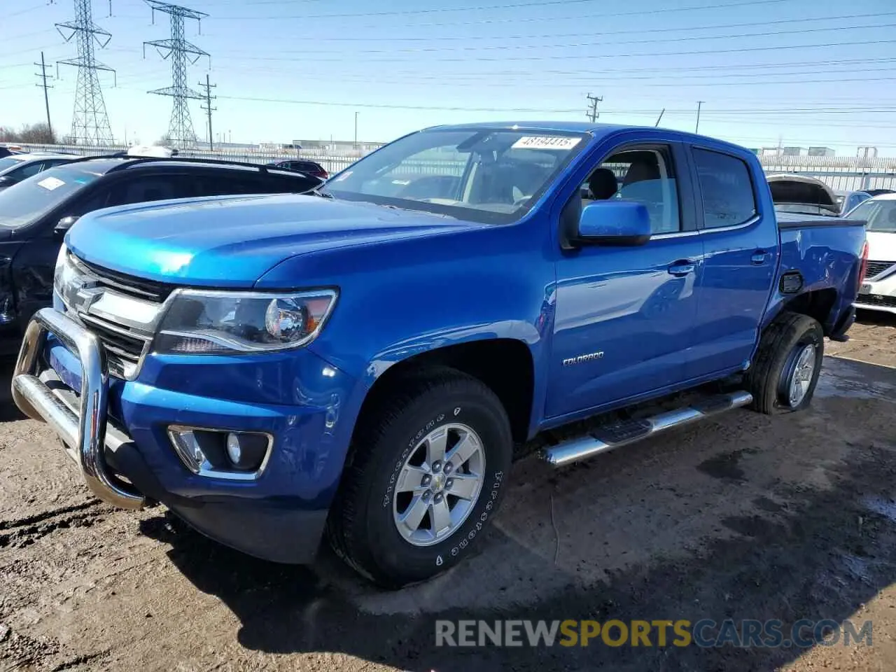1 Photograph of a damaged car 1GCGTBEN0K1361912 CHEVROLET COLORADO 2019