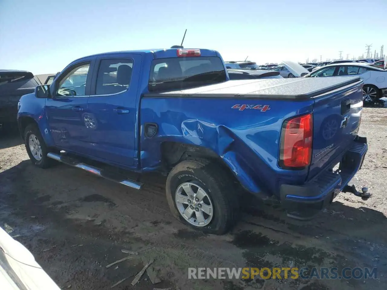 2 Photograph of a damaged car 1GCGTBEN0K1361912 CHEVROLET COLORADO 2019