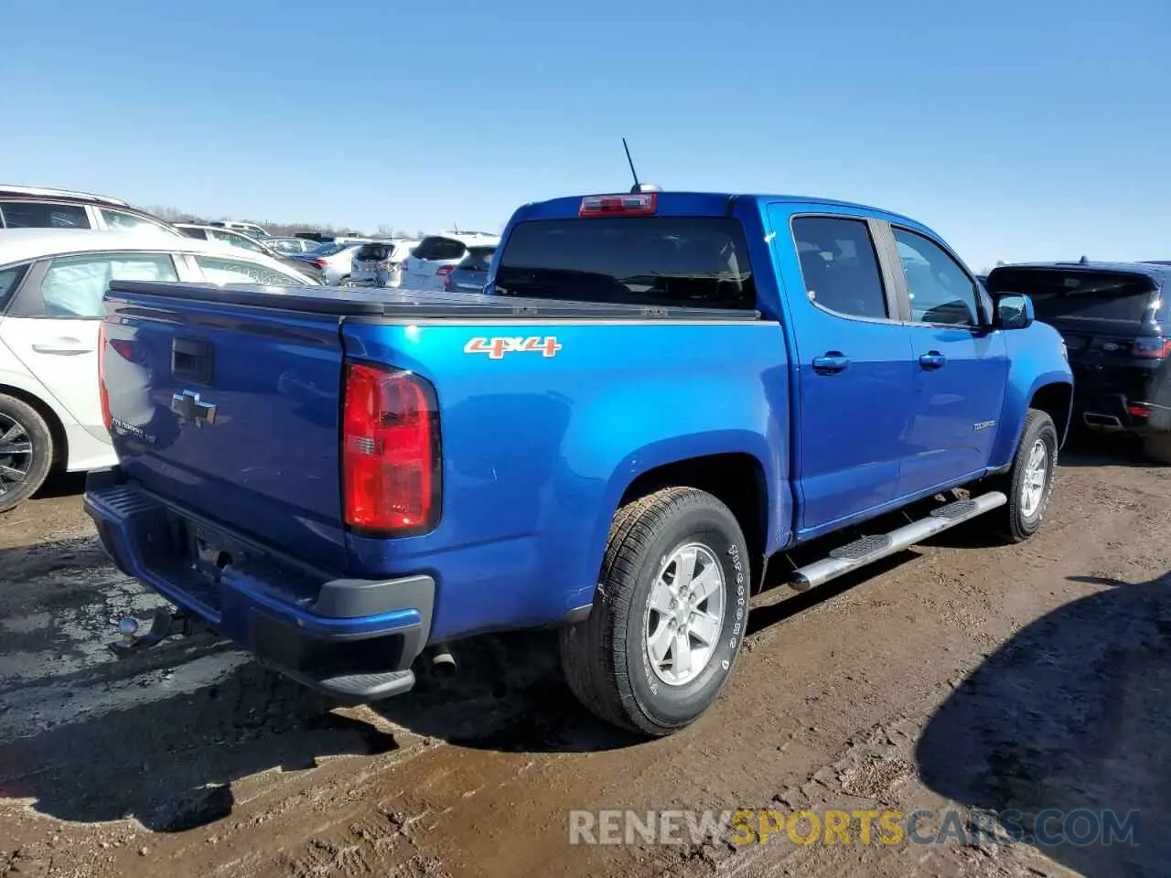 3 Photograph of a damaged car 1GCGTBEN0K1361912 CHEVROLET COLORADO 2019