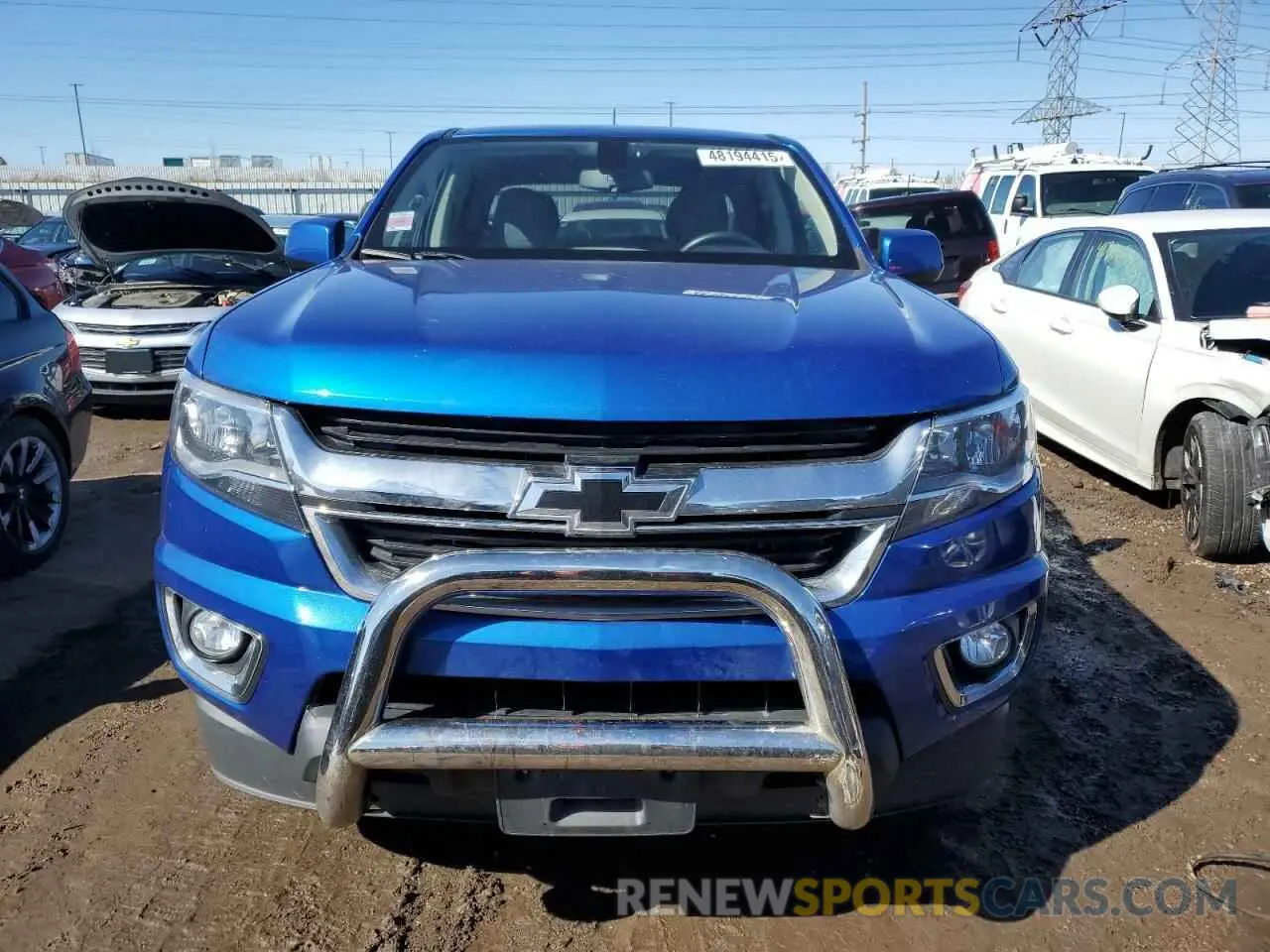 5 Photograph of a damaged car 1GCGTBEN0K1361912 CHEVROLET COLORADO 2019