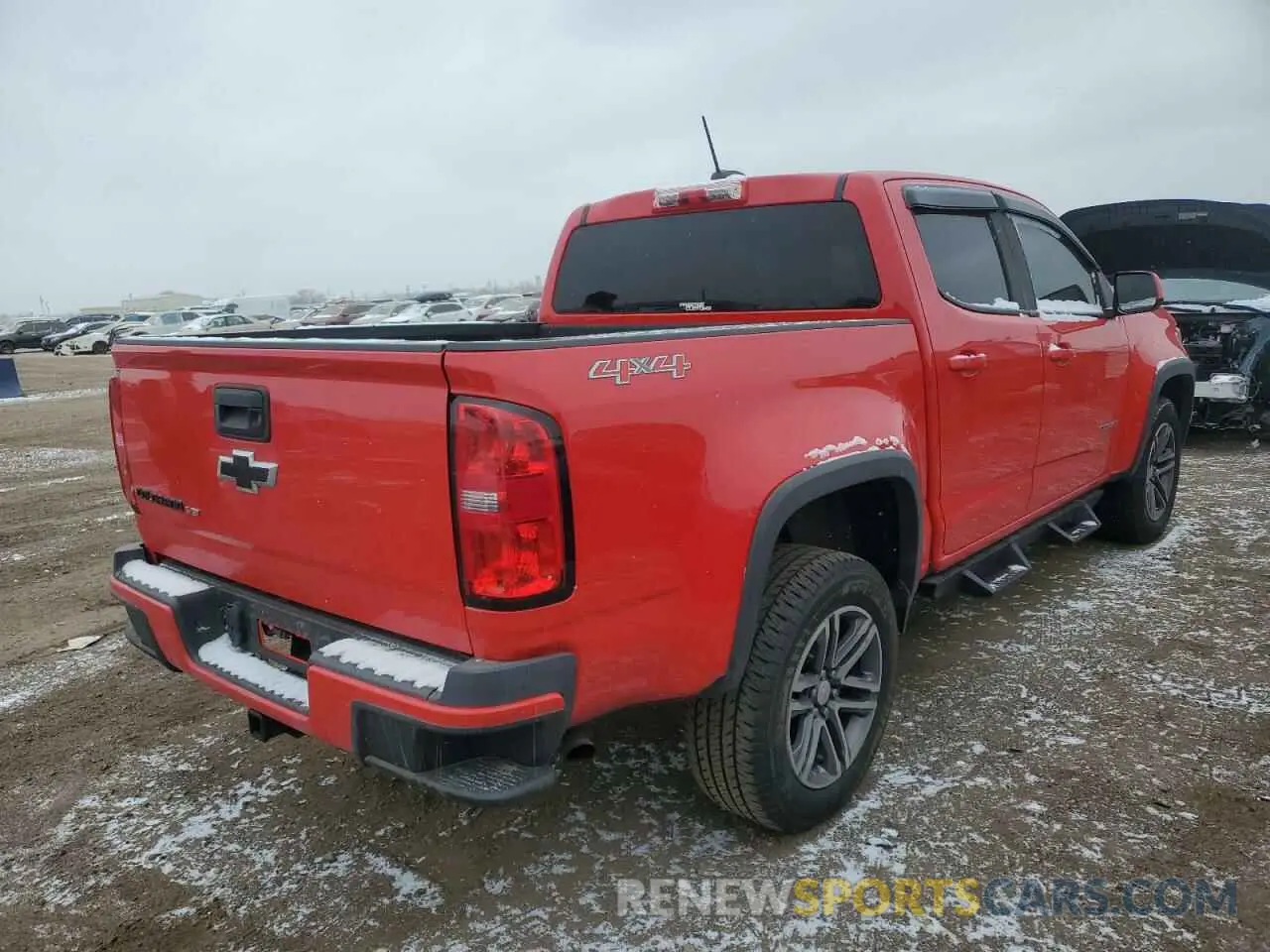 3 Photograph of a damaged car 1GCGTBEN1K1164425 CHEVROLET COLORADO 2019