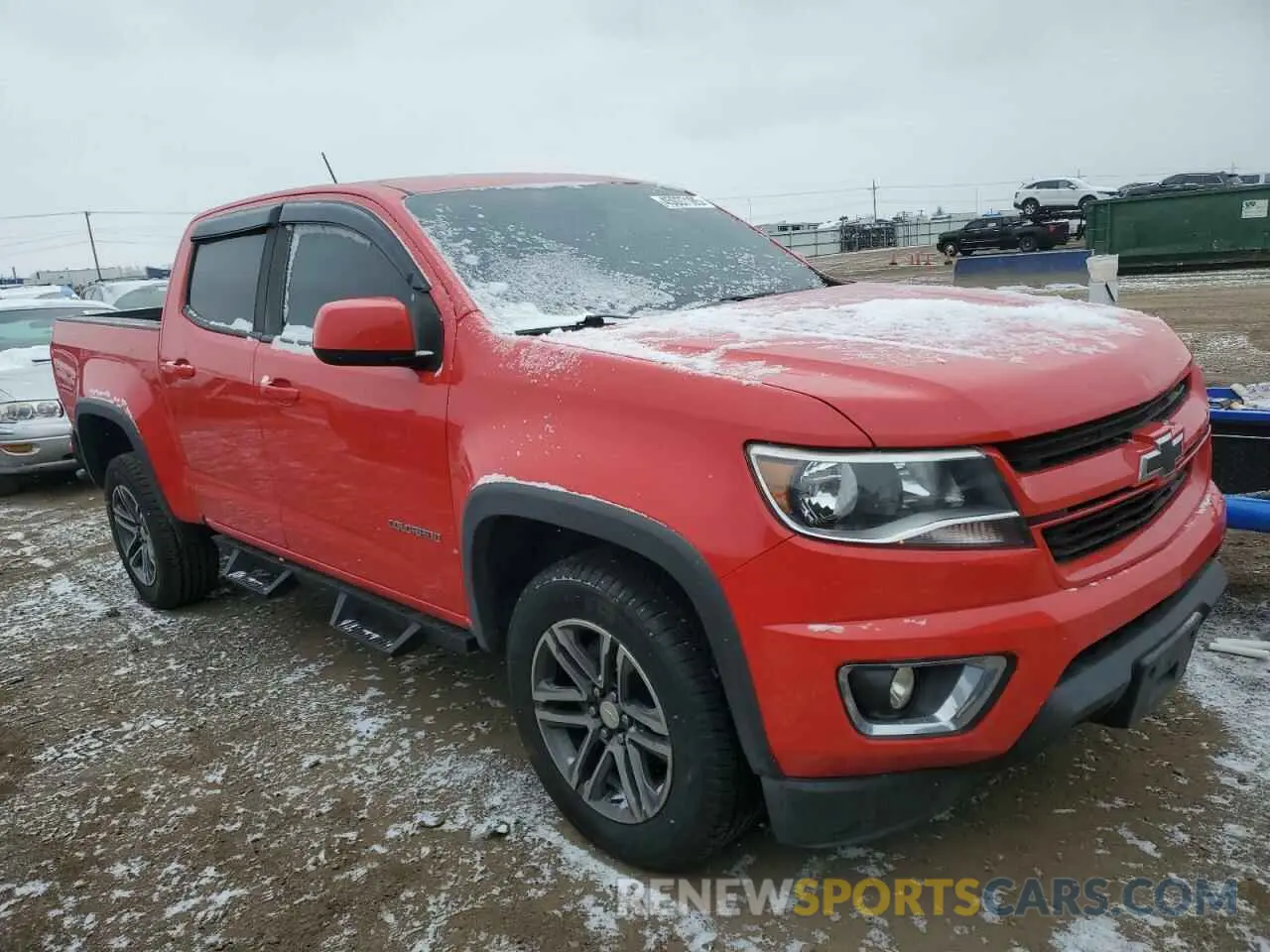 4 Photograph of a damaged car 1GCGTBEN1K1164425 CHEVROLET COLORADO 2019