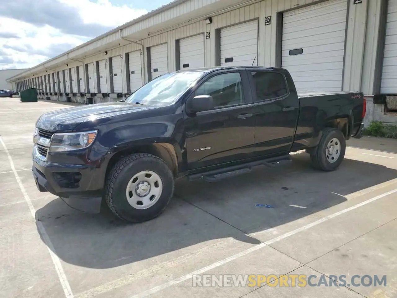 1 Photograph of a damaged car 1GCGTBEN2K1153725 CHEVROLET COLORADO 2019