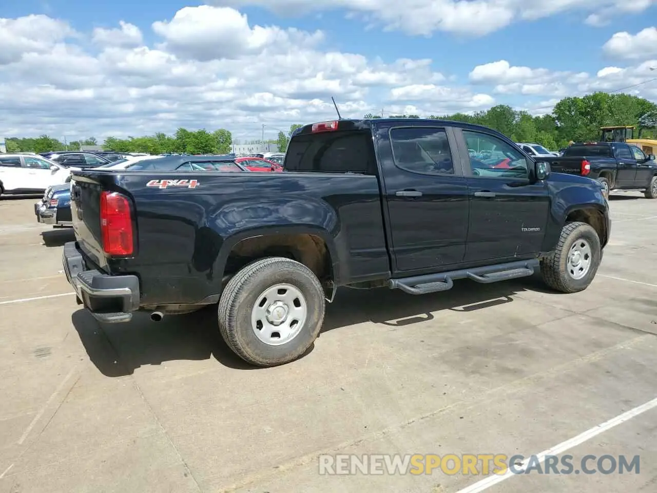 3 Photograph of a damaged car 1GCGTBEN2K1153725 CHEVROLET COLORADO 2019