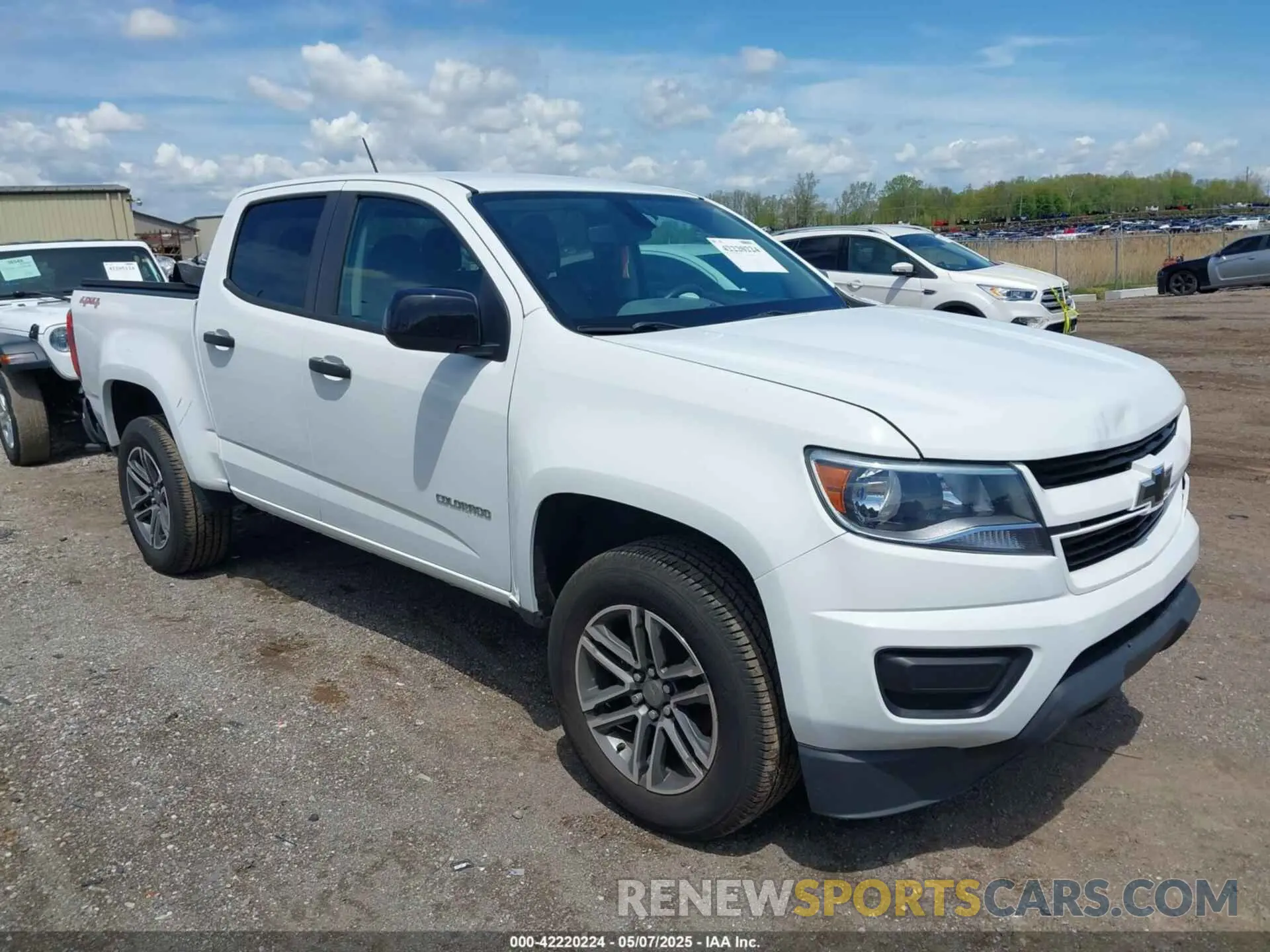 1 Photograph of a damaged car 1GCGTBEN2K1276697 CHEVROLET COLORADO 2019