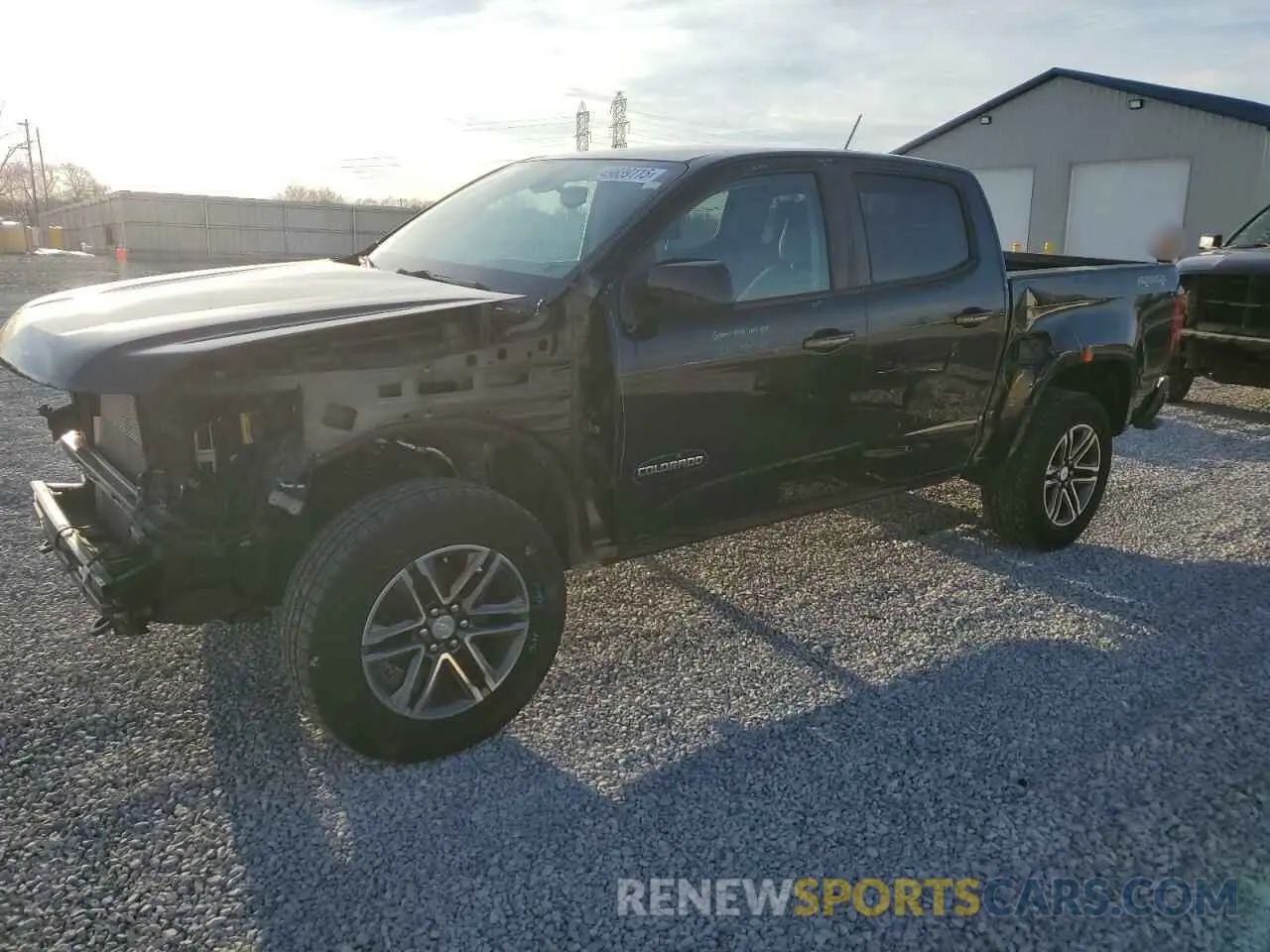 1 Photograph of a damaged car 1GCGTBEN3K1188290 CHEVROLET COLORADO 2019