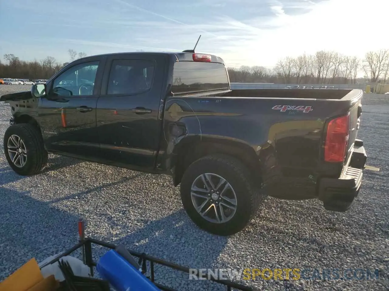 2 Photograph of a damaged car 1GCGTBEN3K1188290 CHEVROLET COLORADO 2019