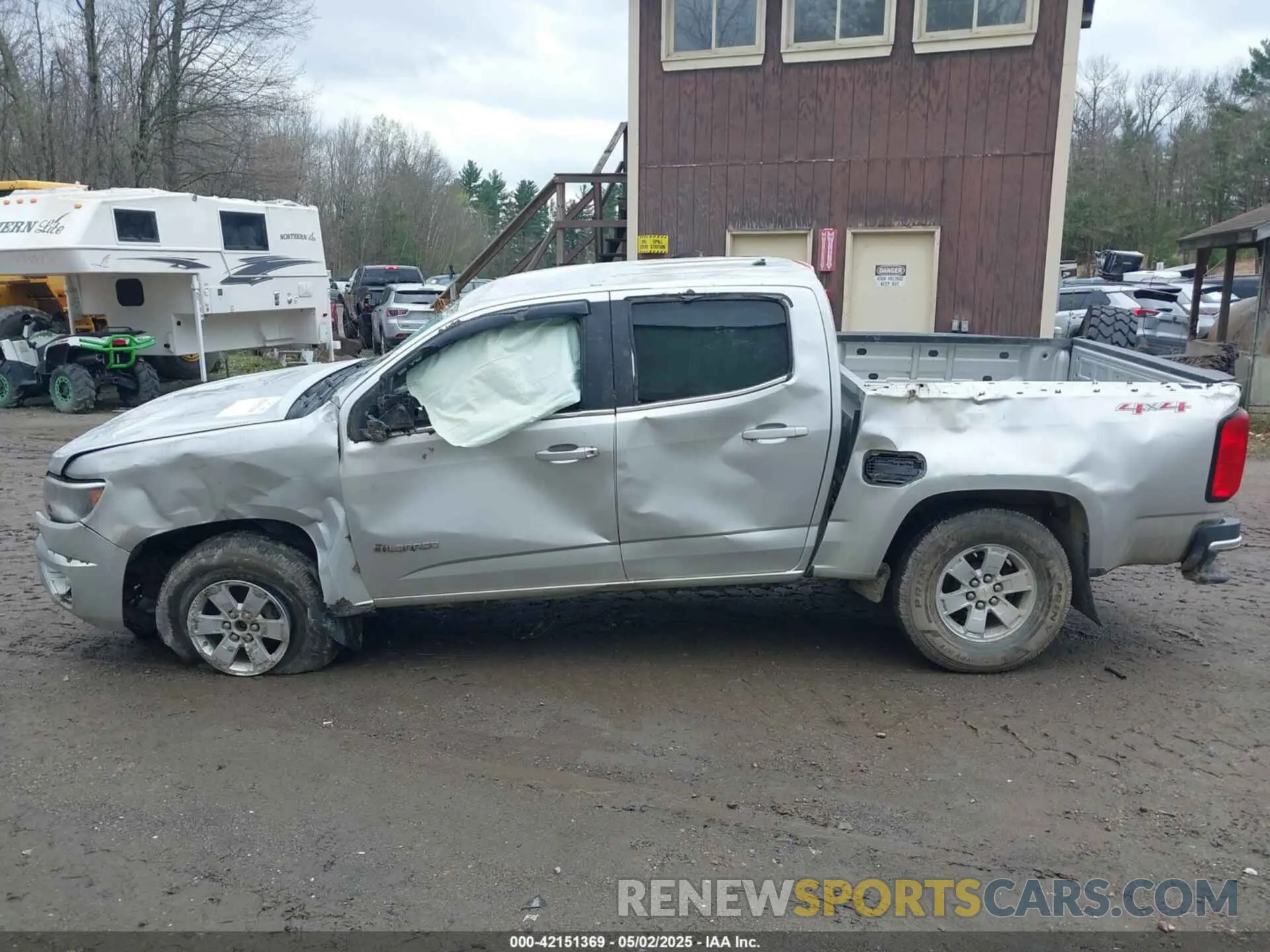 14 Photograph of a damaged car 1GCGTBEN5K1168106 CHEVROLET COLORADO 2019