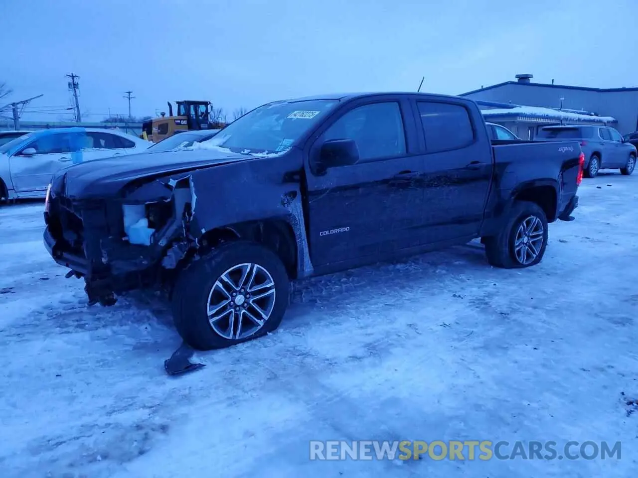 1 Photograph of a damaged car 1GCGTBEN5K1255276 CHEVROLET COLORADO 2019